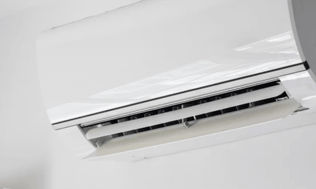 Détail d'un groupe extérieur de climatisation